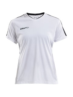 Craft Sport-Shirt Progress Practise (100% Polyester) weiss Damen